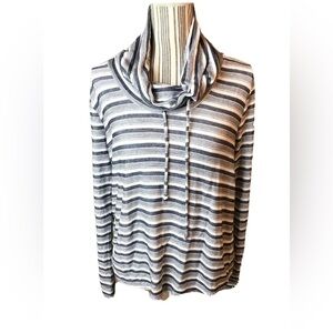 Fox Rose High Neck Tunic Long Sleeve Top Womens Soft Flowy Knit NWTs Small